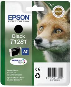 EPSON cartridge T1281 black (liška) EPSON cartridge T1281 black (liška)