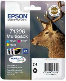 Epson Cartridge T1306 (cyan/magent/yellow) multipack (jelen) Epson Cartridge T1306 (cyan/magent/yellow) multipack (jelen)
