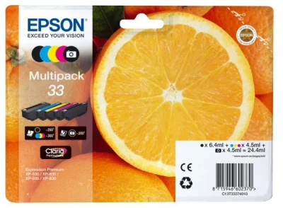 Epson Cartridge T3337 multipack(pomeranč)