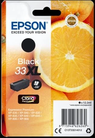 Epson Cartridge T3351black XL (pomeranč) Epson Cartridge T3351black XL (pomeranč)