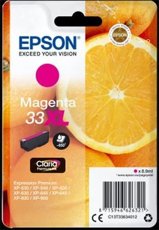 Epson Cartridge T3363 magenta XL (pomeranč) Epson Cartridge T3363 magenta XL (pomeranč)