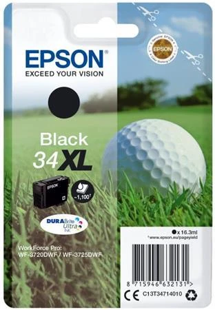 Epson Cartridge T3471 black (golfový míček) XL