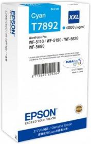 EPSON cartridge T7892 cyan (WorkForce5) EPSON cartridge T7892 cyan (WorkForce5)