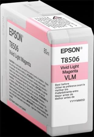 Epson Cartridge T8506 light magenta (80ml) Epson Cartridge T8506 light magenta (80ml)