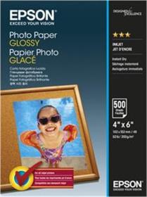 EPSON paper 10x15 - 200g/m2 - 500 sheets - photo paper glossy EPSON paper 10x15 - 200g/m2 - 500 sheets - photo paper glossy