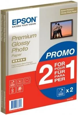Epson Paper A4 - 255g/m2 - 2x15sheets - photo premium glossy (2 for 1 PROMO) Epson Paper A4 - 255g/m2 - 2x15sheets - photo premium glossy (2 for 1 PROMO)