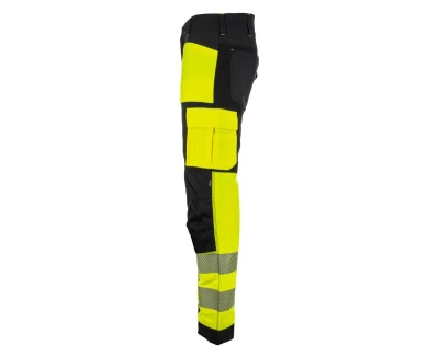 Bennon EREBOS žluté pánské pracovní kalhoty třídy 1 HI-VIS