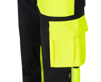 Bennon EREBOS žluté pánské pracovní kalhoty třídy 1 HI-VIS