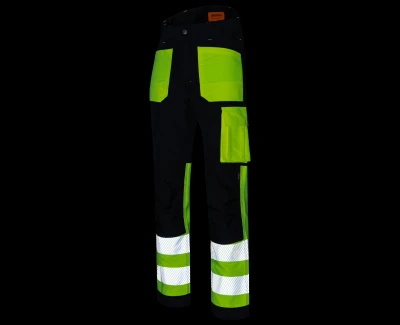 Bennon EREBOS žluté pánské pracovní kalhoty třídy 1 HI-VIS