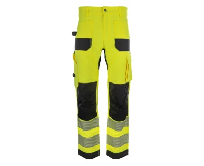 Bennon EREBOS žluté pánské pracovní kalhoty třídy 2 HI-VIS Bennon EREBOS žluté pánské pracovní kalhoty třídy 2 HI-VIS