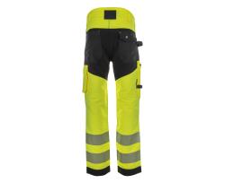 Bennon EREBOS žluté pánské pracovní kalhoty třídy 2 HI-VIS