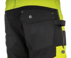 Bennon EREBOS žluté pánské pracovní kalhoty třídy 2 HI-VIS