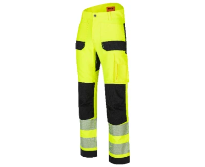 Bennon EREBOS žluté pánské pracovní kalhoty třídy 2 HI-VIS