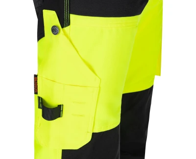 Bennon EREBOS žluté pánské pracovní kalhoty třídy 2 HI-VIS