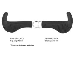 ERGON Gripy Gs2-s Evo Černá