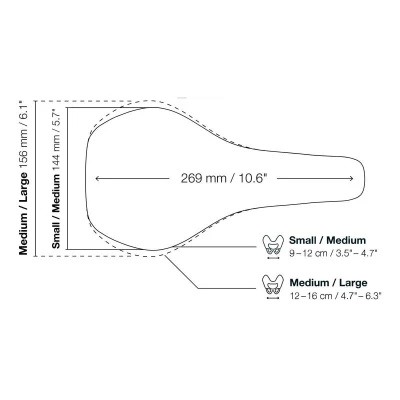 Ergon Sedlo Sm Comp Men Černá -m/l