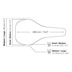 Ergon Sedlo Sm Comp Men Černá -s/m