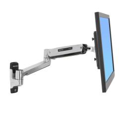 ERGOTRON LX Sit-Stand Wall Mount LCD Arm, Polished - flexibilní nástěnný držák pro minitory max. 43