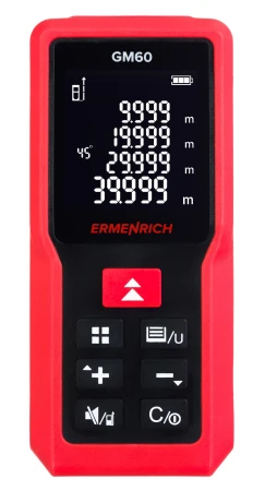 Ermenrich Laserový dálkoměr Reel GM60 - vzdálenost, úhel, plocha, objem
