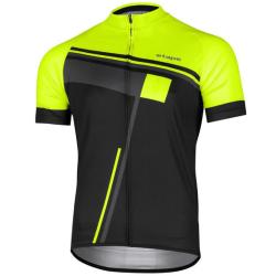 Etape Cube cyklistický dres černá-žlutá fluo