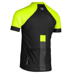 Etape Cube cyklistický dres černá-žlutá fluo