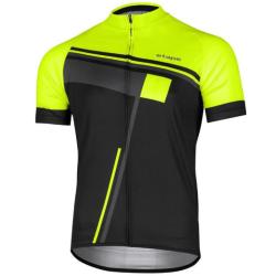 Etape Cube cyklistický dres černá-žlutá fluo POUZE XXL (VÝPRODEJ)