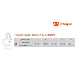 Etape Garda cyklistické rukavice černá-žlutá fluo