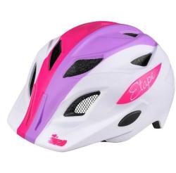Etape Pluto Light detská cyklistická prilba biela-lila Etape Pluto Light detská cyklistická prilba biela-lila