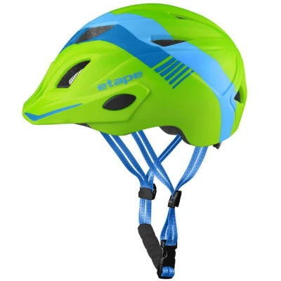 Etape Pluto Light dětská cyklistická helma zelená-modrá mat
