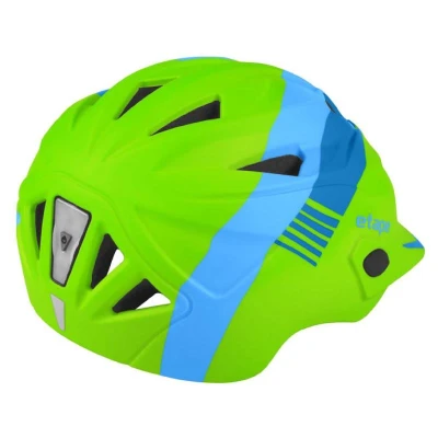 Etape Pluto Light dětská cyklistická helma zelená-modrá mat