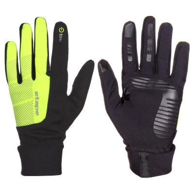 Etape Skin WS+ sportovní rukavice černá-žlutá fluo Etape Skin WS+ sportovní rukavice černá-žlutá fluo