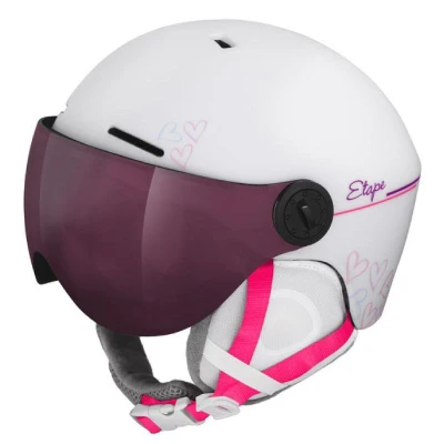Etape Speedy PRO detská lyžiarska prilba biela matná