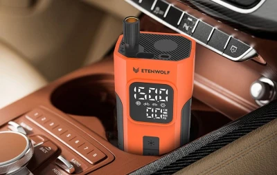 Etenwolf C2 oranžovo-černý 10,34 bar 4000 mAh autokompresor