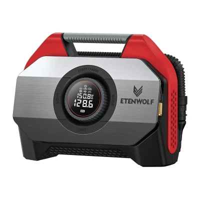 Etenwolf S6 červený autokompresor, 11,03 bar, 19 200 mAh