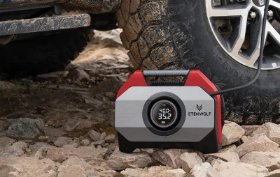 Etenwolf S6 červený autokompresor, 11,03 bar, 19 200 mAh