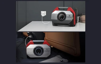 Etenwolf S6 červený autokompresor, 11,03 bar, 19 200 mAh