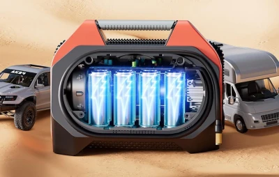 Etenwolf S6 (Vortex S6) modrý 11,03 bar 19 200 mAh autokompresor