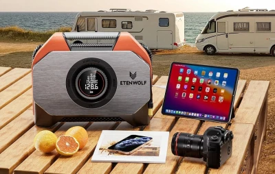 Etenwolf S6 (Vortex S6) modrý 11,03 bar 19 200 mAh autokompresor