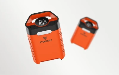 Etenwolf V3 oranžový 11,03 bar 7800 mAh autokompresor
