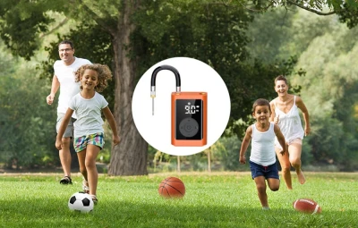 Etenwolf P300 Plus oranžová 3200 mAh elektrická pumpa na míče