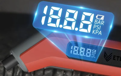 Etenwolf T300 černý elektronický měřič tlaku v pneumatikách