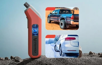 Etenwolf T300 oranžový elektronický manometr