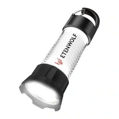 Etenwolf CL5 1000 lm černo-bílá kempingová svítilna