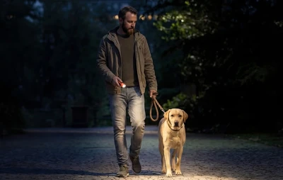 Etenwolf L2 oranžová 300 lm dobíjecí svítilna