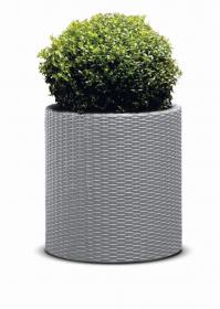 Keter Květináč Cylinder L Silver Grey Keter Květináč Cylinder L Silver Grey