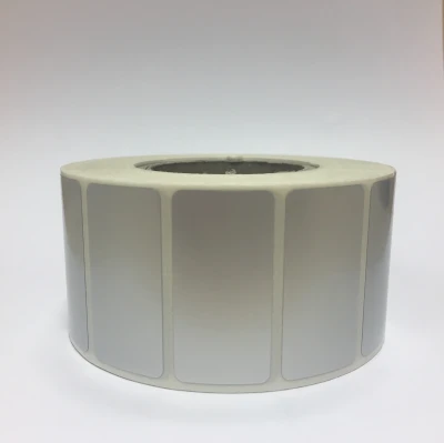 Etikety VEX S445 38mm x 19mm D40/4000 stříbrné plastové
