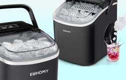 Euhomy IM016 výrobník ledových kostek 12 kg (černý)