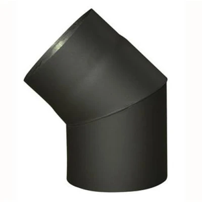 Eurometal Koleno kouřové 120mm/45st.t.1,5mm ČER Eurometal Koleno kouřové 120mm/45st.t.1,5mm ČER
