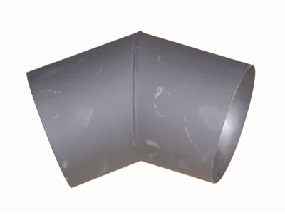 Eurometal Koleno kouřové 125mm/45st.t.1,5mm ČER Eurometal Koleno kouřové 125mm/45st.t.1,5mm ČER