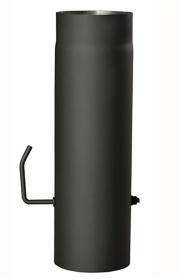 Eurometal Roura kouřová s klap.130mm/1000 t.1,5mm ČER Eurometal Roura kouřová s klap.130mm/1000 t.1,5mm ČER